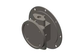3520933 3523429 Turbocharger Bearing Housing For Cummins Gta38 K38