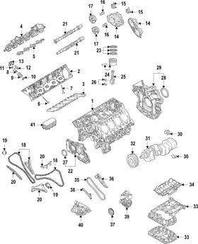 0p2-100-031-d Audi Genuine Engine