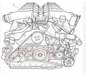 300.be1s06 Bentley Fly Spur 2006 Engine 3728484