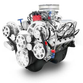 Blueprint Engines Bp302rctck Dressed Longblock With Carb And Pulley Kit