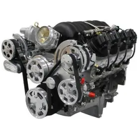 Psls3760ctfk Blueprint Engines 376ci Dressed Ls3 Engine Polished Pulleys