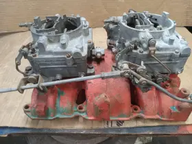 B1357106l Buick Dual 4 Setup Matched Set For 64 65 425 Wildcat Engine Nailhead