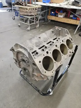 3935439 Chevrolet 1968 Chevy 427 Corvette 4 Bolt Main Engine Block D-15-8 Inch No Pad Stamp