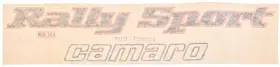 74557 Classic Industries 1978 Rally Sport Camaro Front Fender Decal Blk/dk Brown - Nos Gm