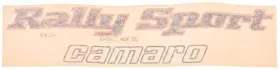 74558 Classic Industries 1978 Rally Sport Front Fender Decal - Blk/yellow/org Nos Gm