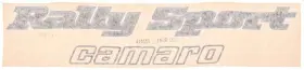 74559 Classic Industries 1978 Rally Sport Front Fender Decal - Blk/dk Blue Nos Gm