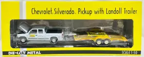 54363 Dcp Landoll Chevrolet Silverado Pickup With Trailer By 1/50th Scale