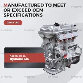 382102g4fdc6 Dynepro G4fd Long Block Engine Assembly For Hyundai Kia Rio Soul 1.6l 1591cc Gas 2012-19