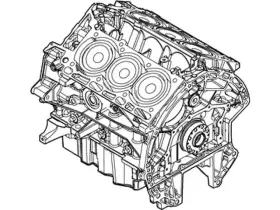7t4z-6009-a Ford Genuine Short Block