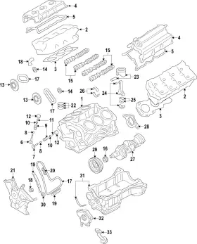 Aa5z-6009-e Ford Genuine Short Block