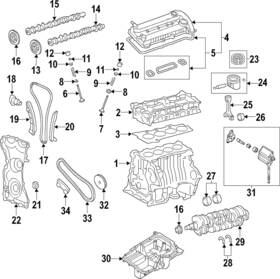 Ford Ds7z-6010-a Genuine Cylinder Block