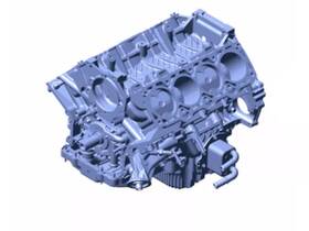 Ford Jr3z-6009-a Genuine Cylinder Block