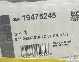 Gm 19475245 Oem Part#19475245 Turbocharger