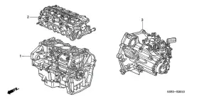 10002-pza-a02 Honda Genuine General Assembly Cylinder Block Dot