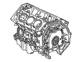 Honda 10002-rgl-a01 Genuine General Assembly Cylinder Block 3.5l V6 05-05 Odyssey 10002-rgl