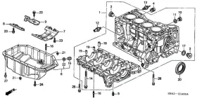 11000-ppl-810 Honda Genuine Block Assembly Cylinder Dot