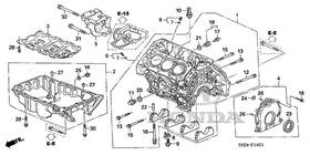 Honda 11000-rgm-810 Genuine Block Assembly Cylinder Dot