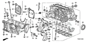 11000-rp3-810 Honda Genuine Block Assembly Cylinder Dot