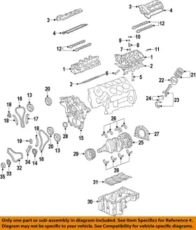 138x13cs00 Hyundai Used Engine Complete Assembly Fits 2010 Santa Fe 3.5l Vin G 8th Digit