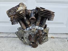 Indian Ecf321 1936 Junior Scout 500cc Flathead V-twin Motor Rare