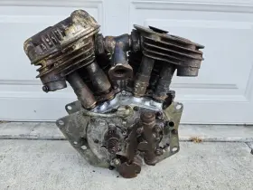 Ecf321 Indian 1936 Junior Scout 500cc Flathead V-twin Motor Rare