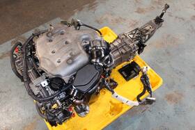 Infiniti 2003-2004 350z 03 04 Nissan 3.5l V6 Engine 6-speed Trans Ecu Jdm Vq35de #2 Free Shipping