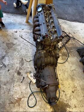 Jaguar 7r2297-9 Xke 4.2 E-type Engine With Transmission