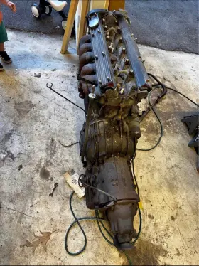 7r2297-9 Jaguar Xke 4.2 E-type Engine With Transmission
