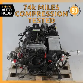 2740108503 Mercedes Benz 15-20 W205 C300 E300 Rwd M274 2.0l Engine Motor With Turbocharger Oem 74k