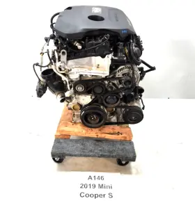 11002455319 Mini 14-19 Cooper S F56 2.0l 4cyl Fwd Engine Motor Long Block B46m 41k Mileage