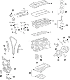 1050b852 Mitsubishi Genuine Cylinder Block