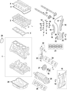 Mitsubishi 11000w000p Genuine Block Assembly Cylinder