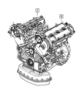 05162119bc Mopar Genuine Complete Engine