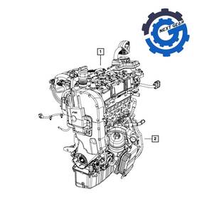 Mopar 68418776aa New Oem Multiair Turbo Long Block Engine For 2018 Fiat 500 1.4l