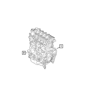 68547277aa Mopar Genuine Long Block Engine