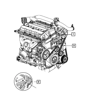 68641993aa Mopar Genuine Long Block Engine