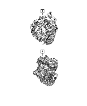 68731685aa Mopar Genuine Long Block Engine Export