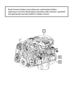 Mopar R3041230eb Genuine Complete Engine Remanufactured