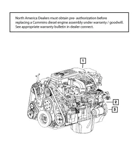 R8071551aa Mopar Genuine Complete Engine Remanufactured