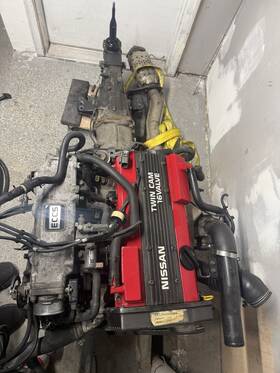 Nissan Ca18det S13 180sx 1.8l Turbo Engine Rwd Manual Transmission Jdm Motor