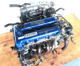 Sr16ve Nissan Jdm Pulsar Neo Vvl 1.6l Engine 5 Speed Transmission Sr16