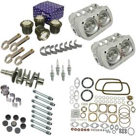 Pirate Mfg Kt-1621 High Performance 1835cc Air-cooled Engine Kit With Empi Gtv-2 Cylinder Heads
