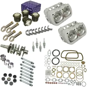 Kt-1621 Pirate Mfg High Performance 1835cc Air-cooled Engine Kit With Empi Gtv-2 Cylinder Heads