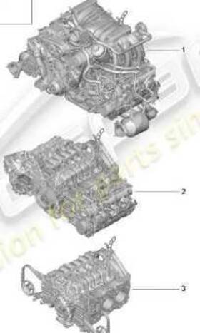 Porsche 300-88039 Engine 991 Model 96-1/2 Inch Wb 3.8l Vin B Fits 14-15 911 3532475