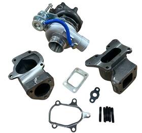 Rx Race 0611civic1816pc Tb25 Turbocharger Cast Iron Manifold For 2006-2011 Honda Civic Ex Dx 1.8l