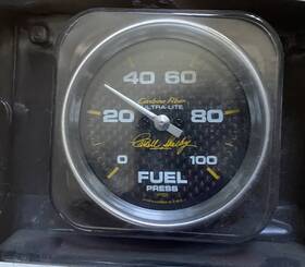 Shelby Sa-4727-66340 Carroll Signature Fuel Pressure Gauge 2 5/8 Inch 2007-2014 - 100