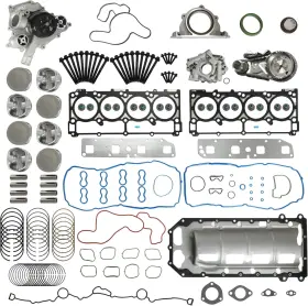 Qb-dtb-jp5700-001 Stratoforge 5.7 Hemi Engine Rebuild Overhaul Kit Piston Water Pump #hs26284pt1