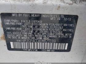 Subaru 197341 Used Engine Complete Assembly Fits 2013 Xv Crosstrek 2.0l Vin A 6th Digi