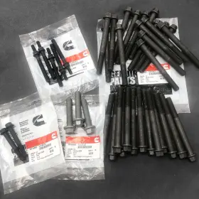 3328637 Technicianparts 3045850 39pcs Fully Set Cylinder Head Bolts Bolt For Cummins M11 Ism Qsm