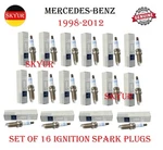 Spark Plug Set Of 16 For Mercedes C,cl,clk,cls,e,g,ml,r,s,sl Genuine New. Price: $353.33.